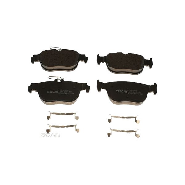 Brake Pad Set Disc Brake 16 mm TRISCAN IAM-Expertise for e.g. VW GOLF