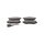 Brake Pad Set Disc Brake 15,3 mm TRISCAN for e.g. SKODA ENYAQ