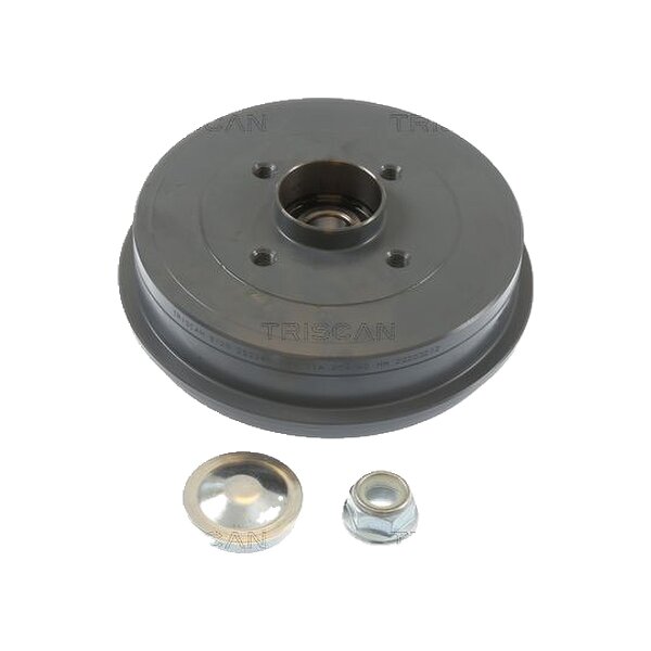 Brake Drum Ø 203.2 mm coated TRISCAN for DACIA LOGAN and others