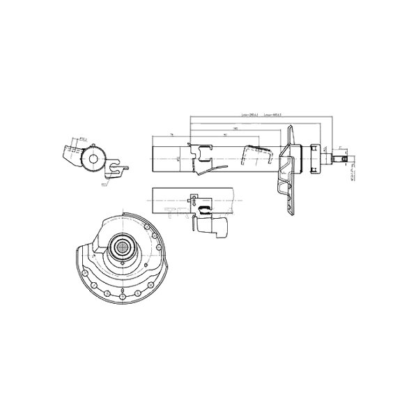Shock Absorber gas pressure TRISCAN IAM-Expertise for FORD S-MAX and others