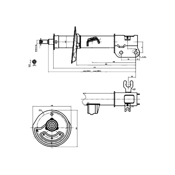 Shock Absorber gas pressure strut TRISCAN IAM-Expertise fits CHEVROLET SPARK