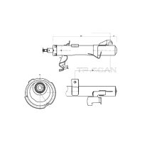 Shock Absorber gas pressure strut TRISCAN IAM-Expertise...