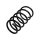 Suspension Spring Front Axle Coil Spring TRISCAN for RENAULT MEGANE and others