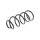 Suspension Spring Rear Axle Coil Spring TRISCAN for various vehicles