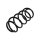 Suspension Spring Front Axle Coil Spring TRISCAN for e.g. OPEL ZAFIRA