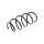 Suspension Spring Front Axle Coil Spring TRISCAN for OPEL ADAM