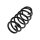 Suspension Spring front axle coil spring TRISCAN for e.g. VW CADDY