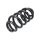 Suspension Spring rear axle coil spring TRISCAN for e.g. SKODA ENYAQ