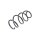 Suspension Spring Front Axle Coil Spring TRISCAN for SKODA ENYAQ and others