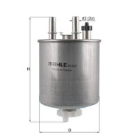 Kraftstofffilter Leitungsfilter MAHLE für RENAULT...