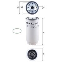 Kraftstofffilter Anschraubfilter MAHLE für MERCEDES...