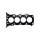Gasket Cylinder Head Ø 74.5 mm 0.95 mm TRISCAN for e.g. TOYOTA YARIS