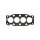 Gasket Cylinder Head Ø 78.5 mm 0.95 mm TRISCAN for e.g. HYUNDAI i30