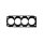 Gasket Cylinder Head Ø 88.5 mm 1.3 mm TRISCAN for e.g. HYUNDAI SANTA