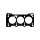 Gasket Cylinder Head Ø 79 mm 1.05 mm TRISCAN for e.g. AUDI A6