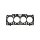 Gasket Cylinder Head 1.63 mm TRISCAN IAM-Expertise suitable for e.g. AUDI A4