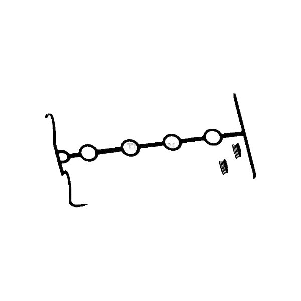 Gasket Set Cylinder Head Cover TRISCAN for e.g. DAEWOO NUBIRA