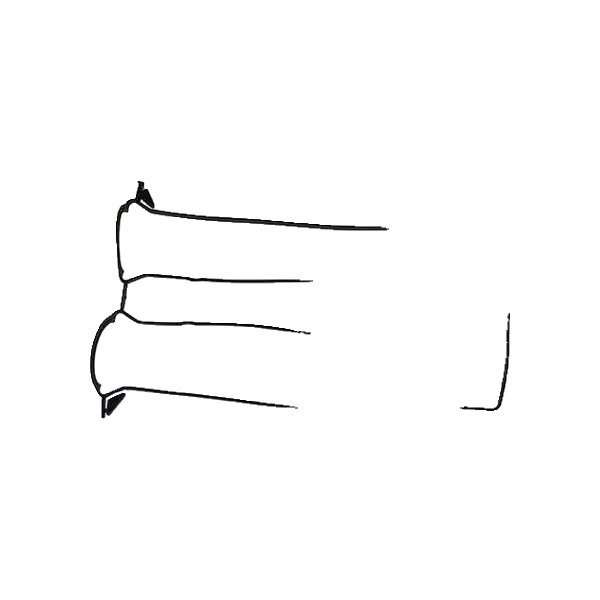 Gasket Cylinder Head Cover 410 mm TRISCAN for FORD FIESTA and others