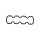 Gasket Cylinder Head Cover 340 mm TRISCAN suitable for e.g. OPEL CORSA