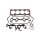Gasket Kit Cylinder Head TRISCAN IAM-Expertise suitable for e.g. FIAT PUNTO