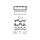 Gasket Kit Cylinder Head TRISCAN IAM-Expertise suitable for e.g. OPEL OMEGA