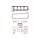 Gasket Kit Cylinder Head TRISCAN IAM-Expertise suitable for e.g. OPEL ASCONA