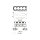 Gasket Kit Cylinder Head TRISCAN IAM-Expertise suitable for e.g. OPEL CALIBRA