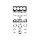 Gasket Kit Cylinder Head TRISCAN IAM-Expertise suitable for e.g. RENAULT LAGUNA
