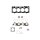 Gasket Kit Cylinder Head with Cylinder Head Gasket TRISCAN for e.g. SEAT LEON