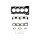 Gasket Kit Cylinder Head with Cylinder Head Gasket TRISCAN for e.g. VW GOLF