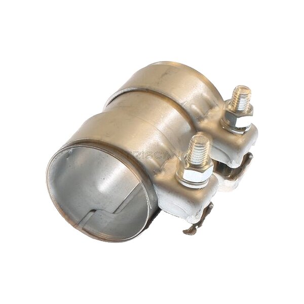 Pipe Connector exhaust System Double Clamp Ø 52 mm TRISCAN for various vehicles