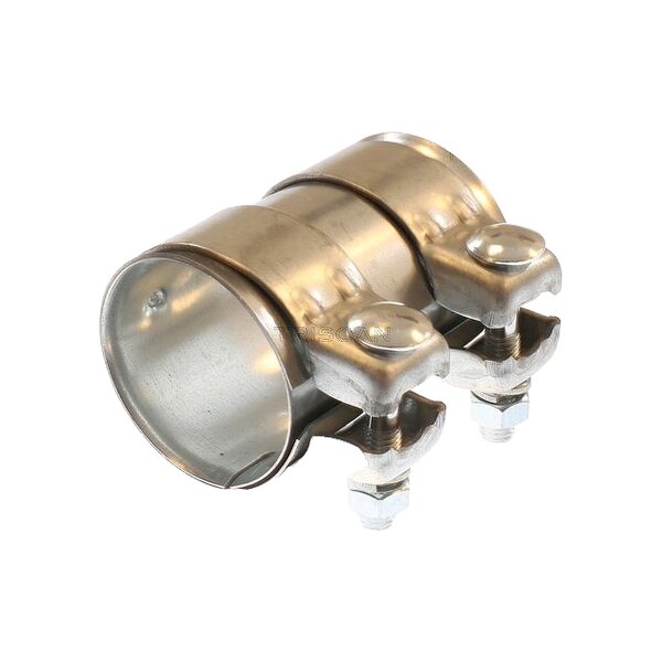Pipe Connector For Exhaust System Double Clamp Ø 61 mm TRISCAN for e.g. AUDI