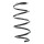 Suspension Spring front coil spring Ø 135 mm SPIDAN for AUDI A1