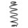 Rear Suspension Spring Coil Spring Ø 115 mm SPIDAN suitable for AUDI A1