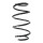 Suspension Spring front coil spring Ø 174 mm SPIDAN for NISSAN LEAF