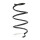 Suspension Spring front coil spring Ø 146 mm SPIDAN for KIA PICANTO