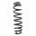 Rear Suspension Spring Coil Spring Ø 116 mm SPIDAN for KIA NIRO