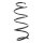 Fahrwerksfeder vorne Schraubenfeder Ø 147 mm SPIDAN für PEUGEOT 208