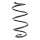 Suspension Spring front coil spring Ø 162 mm SPIDAN suitable for BMW 1