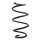 Suspension Spring front coil spring Ø 165 mm SPIDAN suitable for BMW 1