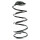 Suspension Spring front coil spring Ø 180 mm SPIDAN for e.g. FORD TOURNEO