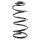 Suspension Spring front coil spring Ø 182 mm SPIDAN for e.g. FORD TOURNEO
