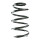 Suspension Spring front coil spring Ø 161 mm SPIDAN for FORD TRANSIT
