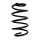 Suspension Spring front coil spring Ø 161 mm SPIDAN for FORD TRANSIT