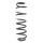Rear Suspension Spring Coil Spring Ø 116 mm SPIDAN for FORD TRANSIT
