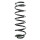 Rear Suspension Spring Coil Spring Ø 133 mm SPIDAN for FORD TRANSIT
