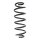 Suspension Spring front coil spring Ø 106 mm SPIDAN for MAZDA 2