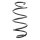 Fahrwerksfeder vorne Schraubenfeder Ø 163 mm SPIDAN für PEUGEOT 3008