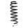 Rear Suspension Spring Coil Spring Ø 105 mm SPIDAN for PEUGEOT 3008