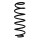 Rear Suspension Spring Coil Spring Ø 107 mm SPIDAN suitable for BMW I3